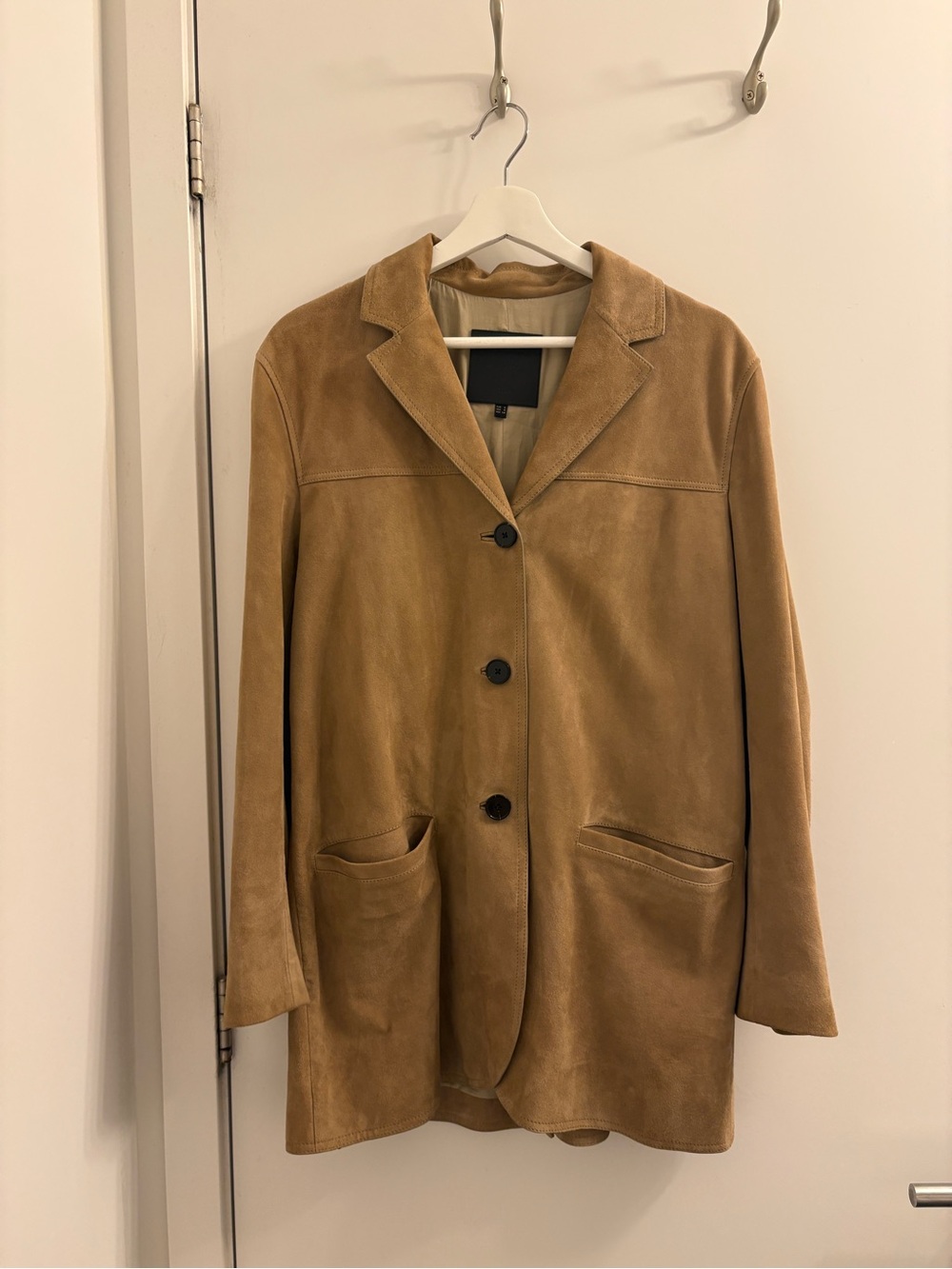Massimo Dutti Camel Suede Jacket